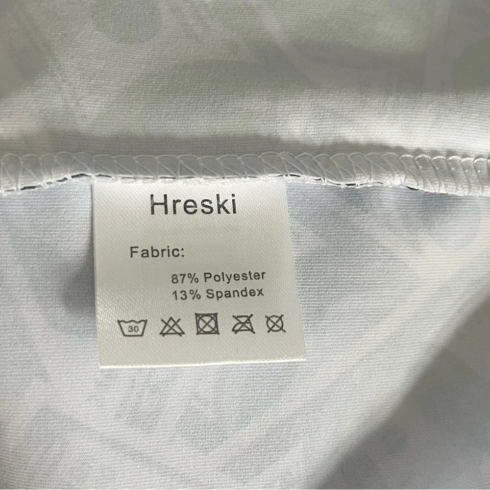 HRESKI Green & White $100‎ Money-Print Golf Polo Shirt Size Large NWOT